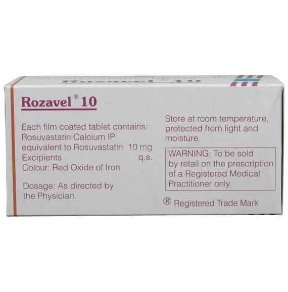rozavel 10mg tablet 10's
